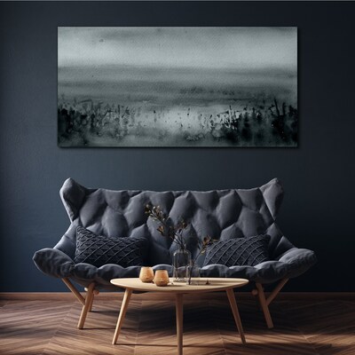 Tablou canvas Peisaj cețos cenușiu-stâncos