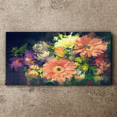 Tablou canvas Explozie florală de culori