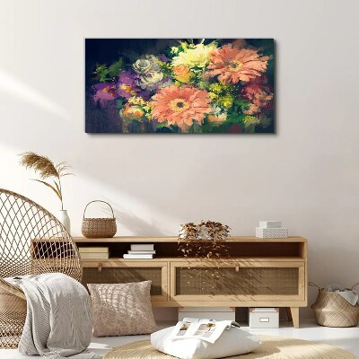 Tablou canvas Explozie florală de culori