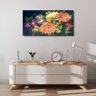 Tablou canvas Explozie florală de culori
