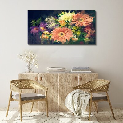 Tablou canvas Explozie florală de culori