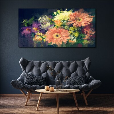 Tablou canvas Explozie florală de culori