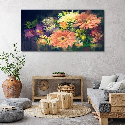 Tablou canvas Explozie florală de culori