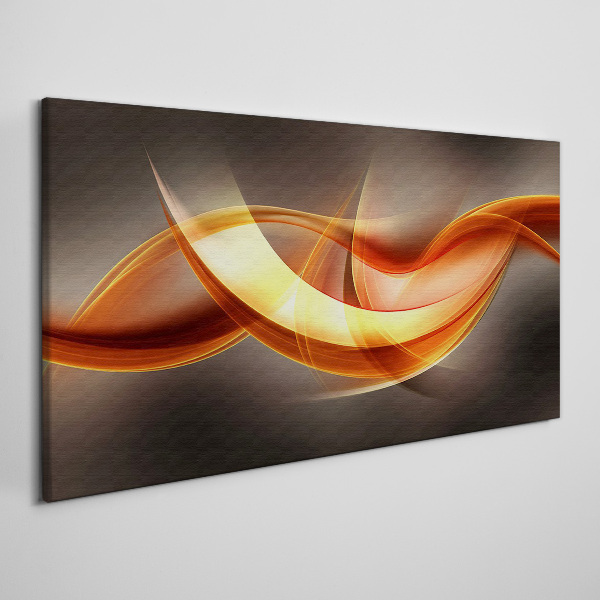 Tablou canvas Valuri dinamice de culori calde