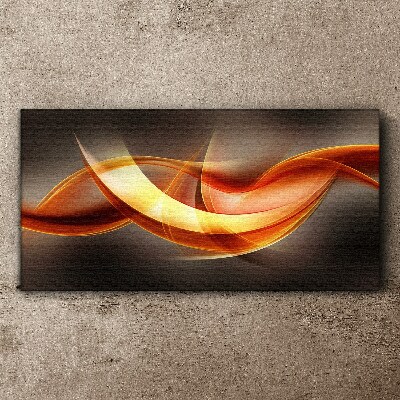 Tablou canvas Valuri dinamice de culori calde