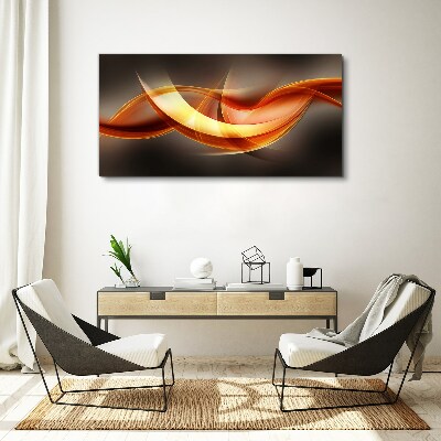 Tablou canvas Valuri dinamice de culori calde
