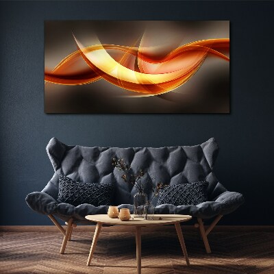Tablou canvas Valuri dinamice de culori calde