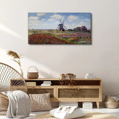 Tablou canvas Peisaj cu o moară de vânt