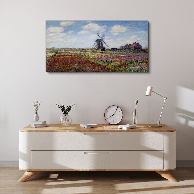 Tablou canvas Peisaj cu o moară de vânt