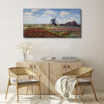 Tablou canvas Peisaj cu o moară de vânt