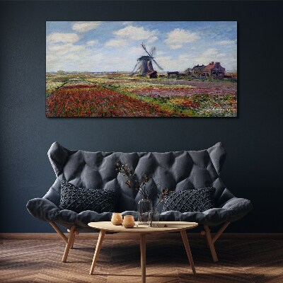 Tablou canvas Peisaj cu o moară de vânt