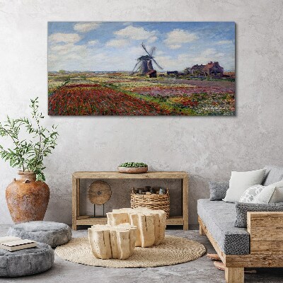 Tablou canvas Moara Lunca Monet