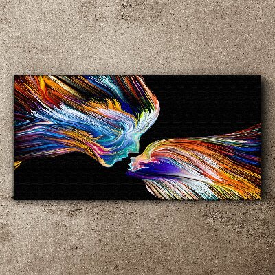 Tablou canvas Culorile iubirii și ale emoțiilor