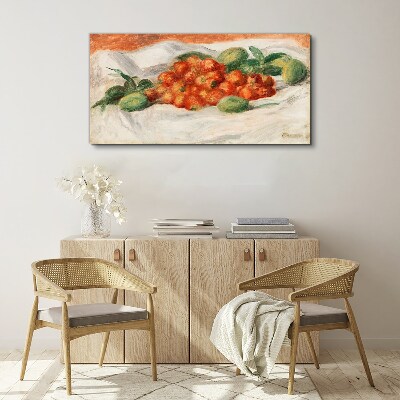 Tablou canvas Buchet de fructe pe fundal alb
