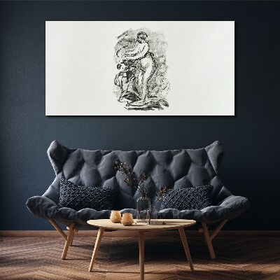 Tablou canvas Figura în mișcare