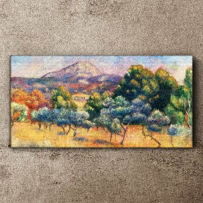 Tablou canvas Peisaj montan colorat