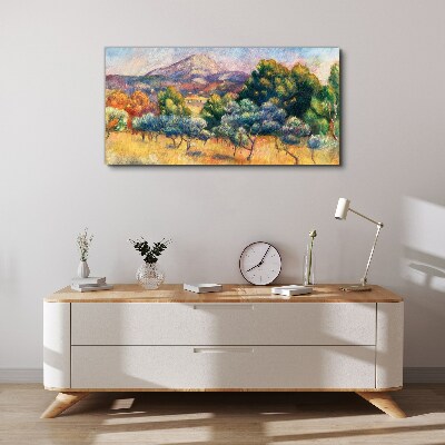 Tablou canvas Peisaj montan colorat