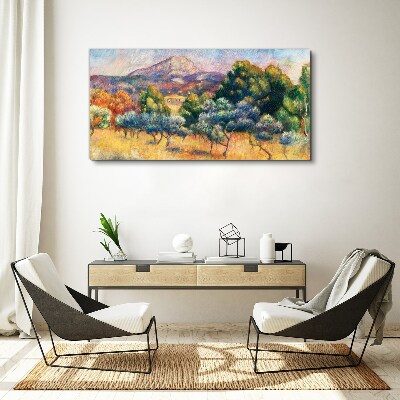 Tablou canvas Peisaj montan colorat