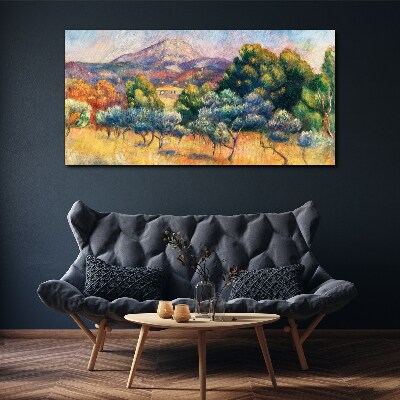Tablou canvas Peisaj montan colorat