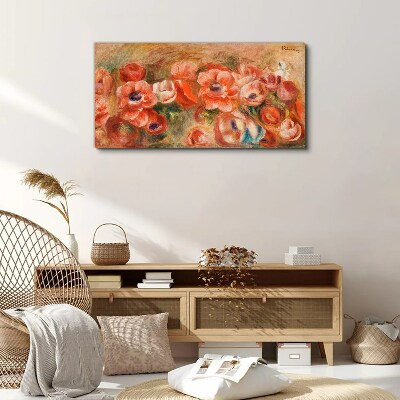 Tablou canvas Peisaj floral în nuanțe de roz