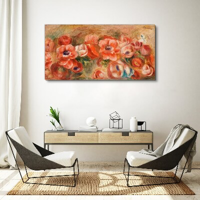 Tablou canvas Peisaj floral în nuanțe de roz