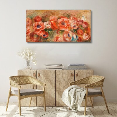 Tablou canvas Peisaj floral în nuanțe de roz