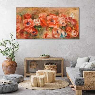 Tablou canvas Peisaj floral în nuanțe de roz