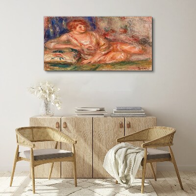 Tablou canvas Un moment de liniste cu flori pe fundal