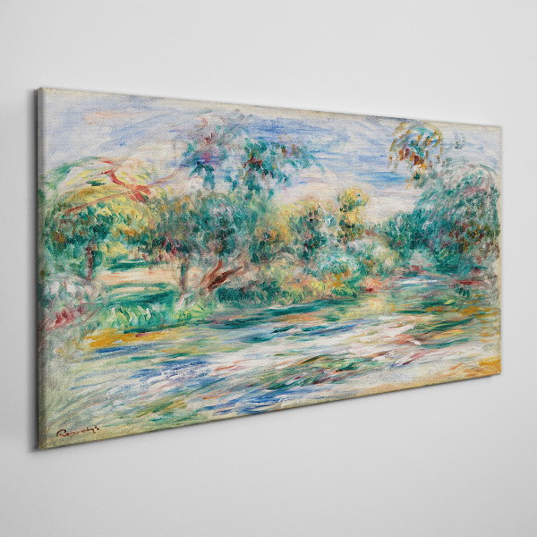 Tablou canvas Peisaje de vară în culori pastelate