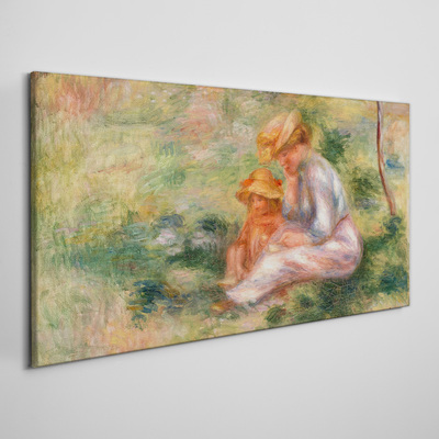 Tablou canvas Mama si fiica la soarele de vara