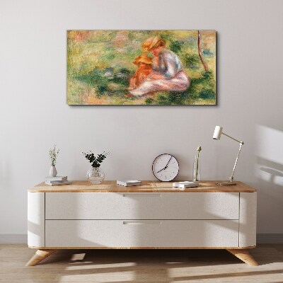 Tablou canvas Mama si fiica la soarele de vara