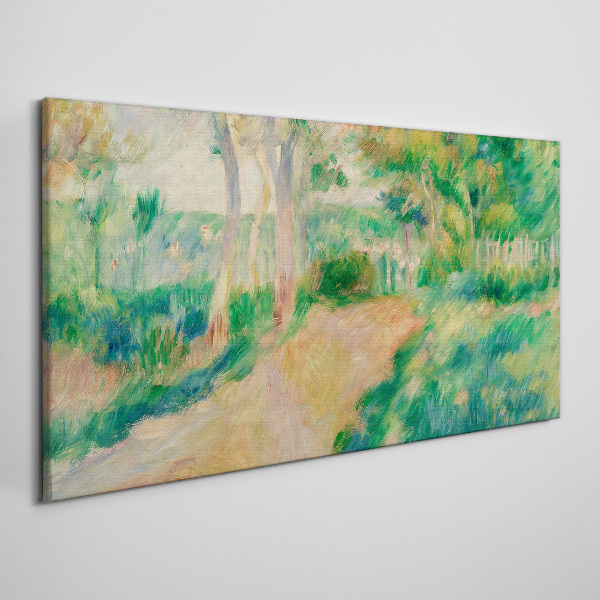 Tablou canvas O plimbare de vară printre copaci