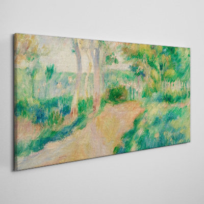 Tablou canvas O plimbare de vară printre copaci