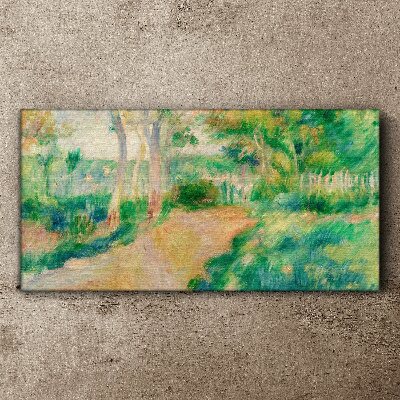 Tablou canvas O plimbare de vară printre copaci