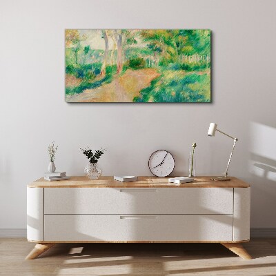 Tablou canvas O plimbare de vară printre copaci