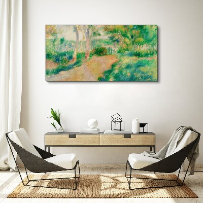 Tablou canvas O plimbare de vară printre copaci