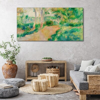 Tablou canvas O plimbare de vară printre copaci