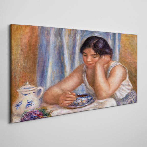 Tablou canvas Reflecții la o ceașcă de ceai