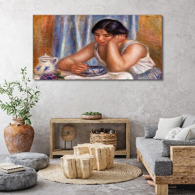 Tablou canvas Reflecții la o ceașcă de ceai