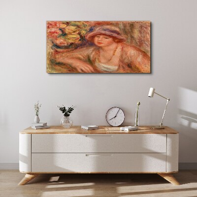 Tablou canvas Femeie cu pălărie