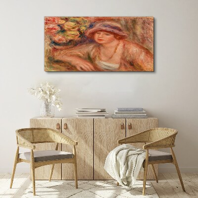Tablou canvas Femeie cu pălărie