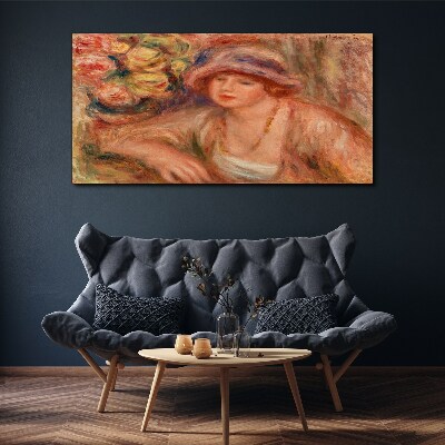 Tablou canvas Femeie cu pălărie
