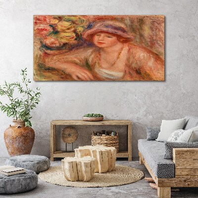 Tablou canvas Femeie cu pălărie
