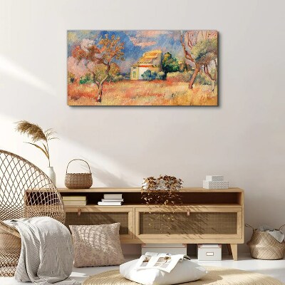 Tablou canvas Peisaje de vară în culori pastelate