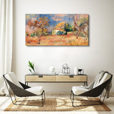 Tablou canvas Peisaje de vară în culori pastelate