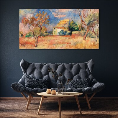 Tablou canvas Peisaje de vară în culori pastelate