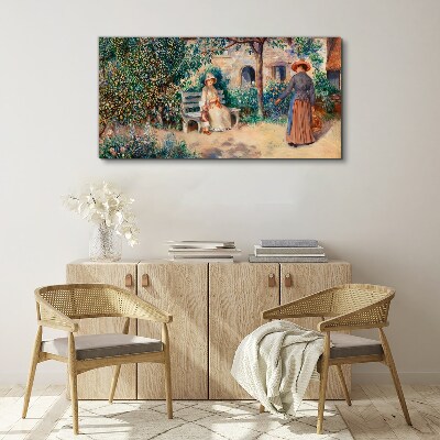 Tablou canvas După-amiaza de vară în grădină