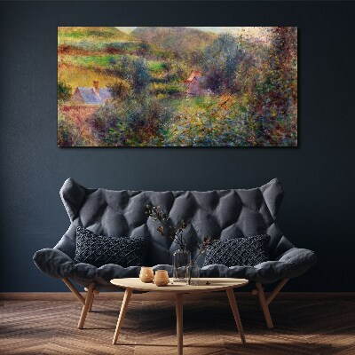 Tablou canvas Peisaj de țară în culori pastelate