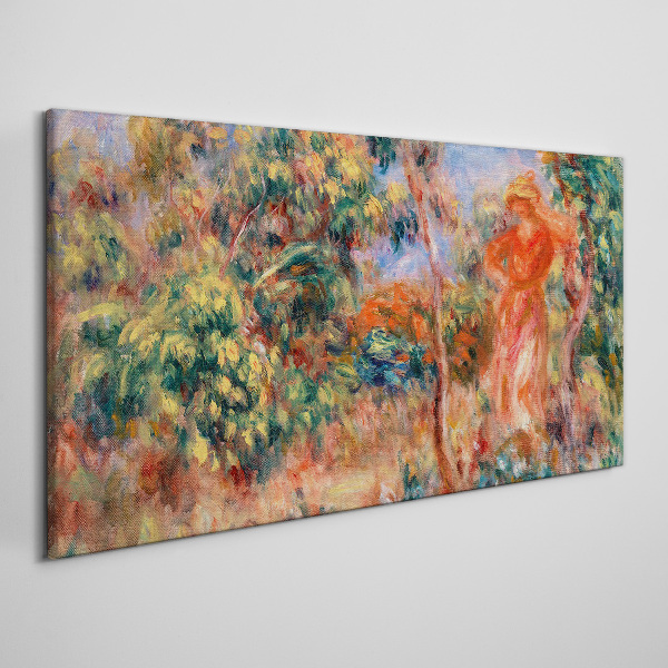 Tablou canvas Femeie în grădină