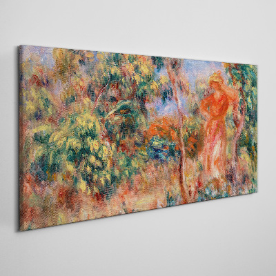 Tablou canvas Femeie în grădină